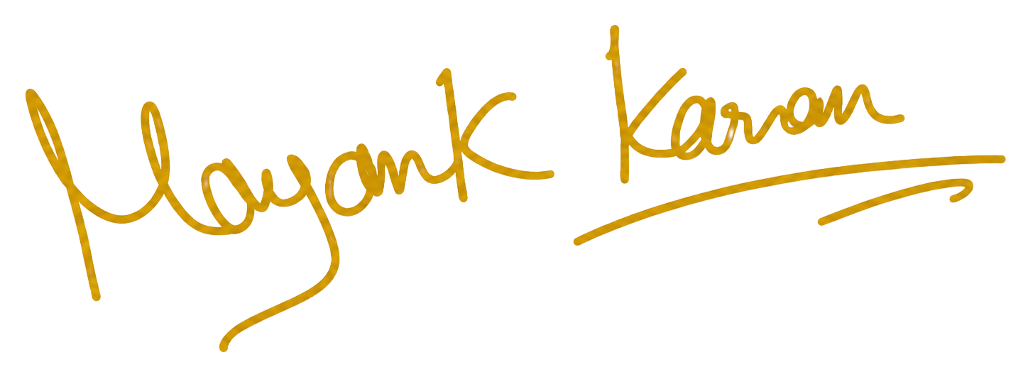 Shri Mayank Karan Hooda signature